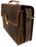 Giorgio Carelli nagy méretű laptoptartós zsíros bőr aktatáska GC277704-011 - minosegitaska