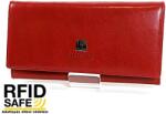 BLACKLINE RF védett hosszú piros női pénz-és irattárca W8144-5A - minosegitaska