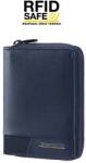Samsonite PRO-DLX 6 RFID védett sötétkék kis két oldalas irat és pénztárca 151907-1615 - minosegitaska