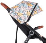 Petite&Mars Napfénytető és Övvédő Street+/Street2 Limited 100 Faces - Egyedi Arc Mintás, Hatékony UV-védelem és Kényelmes Övvédő Babakocsikhoz