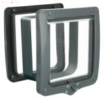 TRIXIE 4 irányú macskaajtó 24x28 cm szürke 44242