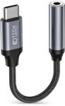 Tech-Protect UltraBoost Type-C/3, 5mm jack adapter - fekete/szürke