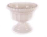  Görög váza, 25 cm, fehér műanyag (87)