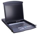 PROCONNECT KVM Konzol LCD 19', VGA, Dual Rail (PC-V1901D) (PC-V1901D)