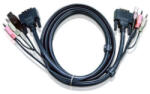 ATEN KVM Kábel USB és DVI Dual Link, 5m - (2L-7D05UD) (2L-7D05UD)