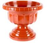  Görög váza, 30 cm, terrakotta műanyag (286) (286-terrakotta)