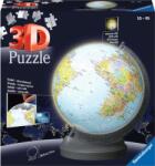 Ravensburger 3D Пъзел Ravensburger от 540 части - Глобус със светлина (11549)