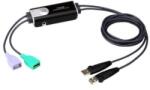ATEN KM Switch USB Boundless kábel, 2 port - CS62KM (CS62KM-AT) (CS62KM-AT) - aqua
