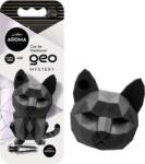 AROMA CAR autóillatosító Polymer Geo Cat Black Mystery