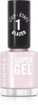 Rimmel Super Gel géles körömlakk UV/LED lámpa használata nélkül árnyalat 105 Pink Glazed 12 ml