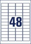 Avery-Zweckform Etikett, univerzális, 45, 7x21, 2 mm, extra erős, polietilén, , 480 etikett/csomag (AYL791110) (AYL791110) - aqua