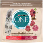 ONE 1, 1kg PURINA ONE Grain Free Sterilized marha száraz macskatáp