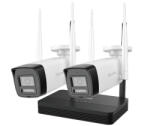 HILOOK IP WiFi EasyLink Kit - DS-J142I/IKS-2044BH-PH/W (2x 4MP csőkamera, 2, 8mm, WiFi, IR30m, NVS, microSD) (DS-J142I/IKS-2044BH-PH/W) - scom