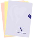 Rhodia Clairefontaine Mymesys A5-ös tűzött füzetkészlet, 3db, 48 lap, Matematika, Különböző színekben