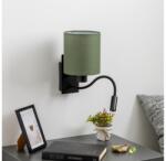 Brilagi Lampă LED de perete BRILAGI NUBILA 1xE27/25W/230V + LED/3W negru/verde (BG1558I)