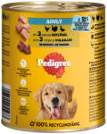 PEDIGREE 12x800g Pedigree Céassic nedves kutyatáp - Baromfi pástétomban