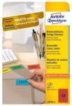 Avery-Zweckform 45, 7*21, 2 mm-es Avery Zweckform A4 íves etikett címke, piros színű (20 ív/doboz)