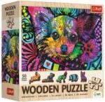 Trefl 501 db-os Wooden puzzle - Színes kiskutya (20218) (20218)
