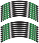 SEFIS MOTO SEFIS 4 részes szett, EASY motorkerékpár kerékmatrica, zöld (5159-SM-055937)