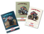 Herlitz Caiet Herlitz A5, 48 file, 70 g/mp, dictando, colturi rotunjite, Motiv monster truck (9487500)