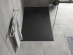 Mexen Hugo SMC zuhanytálca 150 x 80 cm, fekete , takaró fekete - 42708015-B Kompozit zuhanytálca Kompozit zuhanytálca (5905315226600)