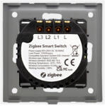 Luxion Intrerupator Triplu cu Touch din Sticla Luxion protocol ZigBee Auriu LX-ZT-301G-G (LX-ZT-301G-G)