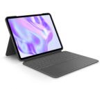 Logitech Combo Touch iPad Pro 13" M4 Billentyűzetes Tablet Tok (Uk) - Szürke