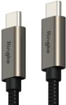 Ringke Кабел Ringke KF2323421, от USB C(м) към USB C(м), 1m, 60W, черен (KF2323421)