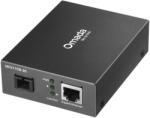 TP-Link Медиа конвертор TP-Link Omada MC212CS-20, 1x 10/100/1000Mbps RJ45 Port (Auto MDI/MDIX), 1x 10/100/1000Mbps SC/UPC Fiber Port, до 20km (MC212CS-20)