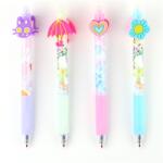 Nebulo Stilou cu gel NEBULO cu buton de apăsare Gumă de șters 0, 7 mm Spring trinket (DT-SPIN-02)
