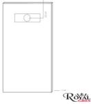  Imp Prémium Antracit 90 X 150 Kompozit zuhanytálca Kompozit zuhanytálca (5905000000143)