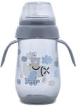MyFRIEND Бебешко неразливащо шише с широко гърло Lorelli - My Friend, 250 ml, Сиво (10200090004)