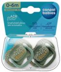 Canpol babies Canpol babies, Mountains, suzeta din silicon, simetrica, verde, 0-6 luni