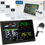 BLOW Időjárás Állomás Vezeték Nélküli Időjárás Meteo Hőmérő Óra Ébresztőóra Érzékelő (50-383#)