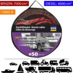  Indítókábel ledes - 1000A - 55mm2 2x4, 5m (056558)