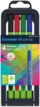 Schneider Line Up 0.4 mm Tűfilc készlet -4 szín (191094) (191094)