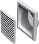 Vents MV 101Vs Műanyag Szellőzőrács Vízszintes Rácsozással, Csőcsatlakozóval (MV-101VS) - brs