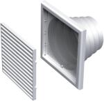 Vents MV 120VNs Műanyag Szellőzőrács Lépcsős Csőcsatlakozóval (MV-120VNS) - brs