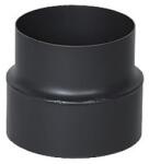 Dunaterm Fekete füstcső 150-130 mm szűkítő/bővítő (FF150-szuk) - brs