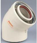 Immergas Ø 60/100 mm-es, 45°-os ív (3.010950) - brs