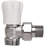 HERZ 1/2" sarok radiátorszelep (3/4" euk. csatlakozással) (1554801) - brs