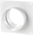 Vents 252 D125 Műanyag Csőtoldó Beépítőkerettel (252) - brs