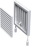 Vents MV 100Rs Műanyag Szellőzőrács Szabályozható Zsaluval (MV-100RS) - brs