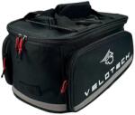 Velotech egy részes túratáska hátsó csomagtartóra, felülre, thermo béléssel, 13, 5L, fekete