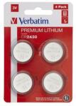 Verbatim Gombelem, CR2430, 4 db, VERBATIM "Premium (VECR24304) - jatekotthon