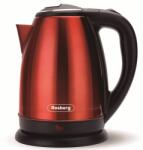 Rosberg Fierbător electric Rosberg R51230I, 1800W, 1.8L, protecție la supraîncălzire, inox/negru - Roșu Fierbator