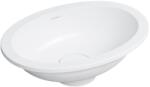 Omnires Shell M+ mosdótál 38x25 cm ovális alulról beépíthető fehér SHELL380UPBM (SHELL380UPBM)