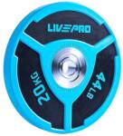 LIVEPRO - Urethane Double Colored Elite Bumper Plate - Súlytárcsa - 20 Kg Súlytárcsa