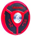 LIVEPRO - Urethane Double Colored Elite Bumper Plate - Súlytárcsa - 25 Kg Súlytárcsa