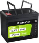 Green Cell CUBE LiFePO4 60Ah 12.8V 768Wh lítium-vas-foszfát akkumulátor (LFPGC12V60AH) (LFPGC12V60AH)